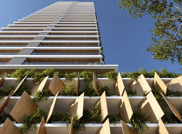 Verticalização com conforto térmico e conexão à cidade 